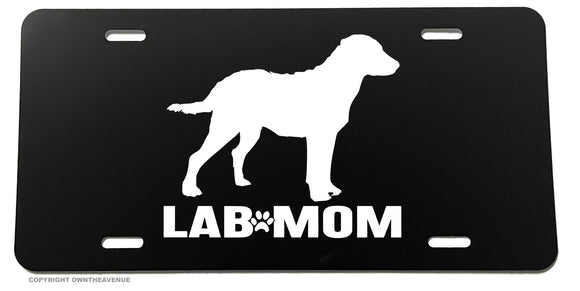 Lab Mom Labrador Retriever Dog Pet Car Truck License Plate Cover - OwnTheAvenue