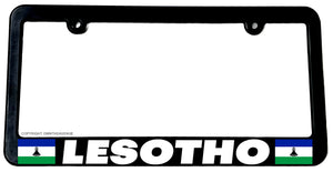 Lesotho World Country Flag Car Truck Auto License Plate Frame - OwnTheAvenue