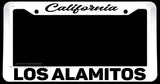 Los Alamitos California White License Plate Frame - OwnTheAvenue