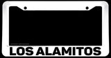 Los Alamitos White License Plate Frame - OwnTheAvenue