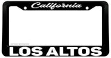 Los Altos California License Plate Frame - OwnTheAvenue