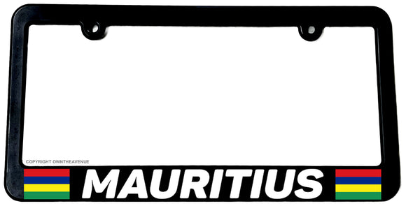 Mauritius World Country Flag Car Truck Auto License Plate Frame - OwnTheAvenue