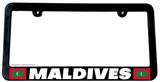 Maldives World Country Flag Car Truck Auto License Plate Frame - OwnTheAvenue