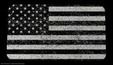 USA American Subdued Vintage Style Flag Motorcycle Metal License Plate - OwnTheAvenue