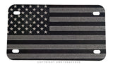 USA American Flag Vintage Grunge Style Motorcycle Metal License Plate - OwnTheAvenue