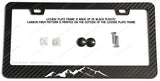Mountains Mountain Off Road Truck Carbon Fiber License Plate Frame - OwnTheAvenue