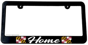Home Maryland Flag Car Truck Auto License Plate Frame - OwnTheAvenue