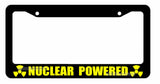 Nuclear Powered JDM Electric EV Hybrid Car Joke Funny License Plate Frame - OwnTheAvenue