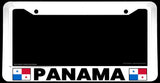 Panama Flag Car Truck White License Plate Frame - OwnTheAvenue