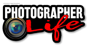 Photographer Life Car Truck Window Bumper Laptop Vinyl Sticker Decal 5" - OwnTheAvenue