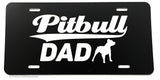Pitbull Dad Pet Car Truck Auto License Plate Cover Model V01 - OwnTheAvenue