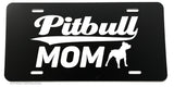 Pitbull Mom Pet Car Truck Auto License Plate Cover Model V01 - OwnTheAvenue