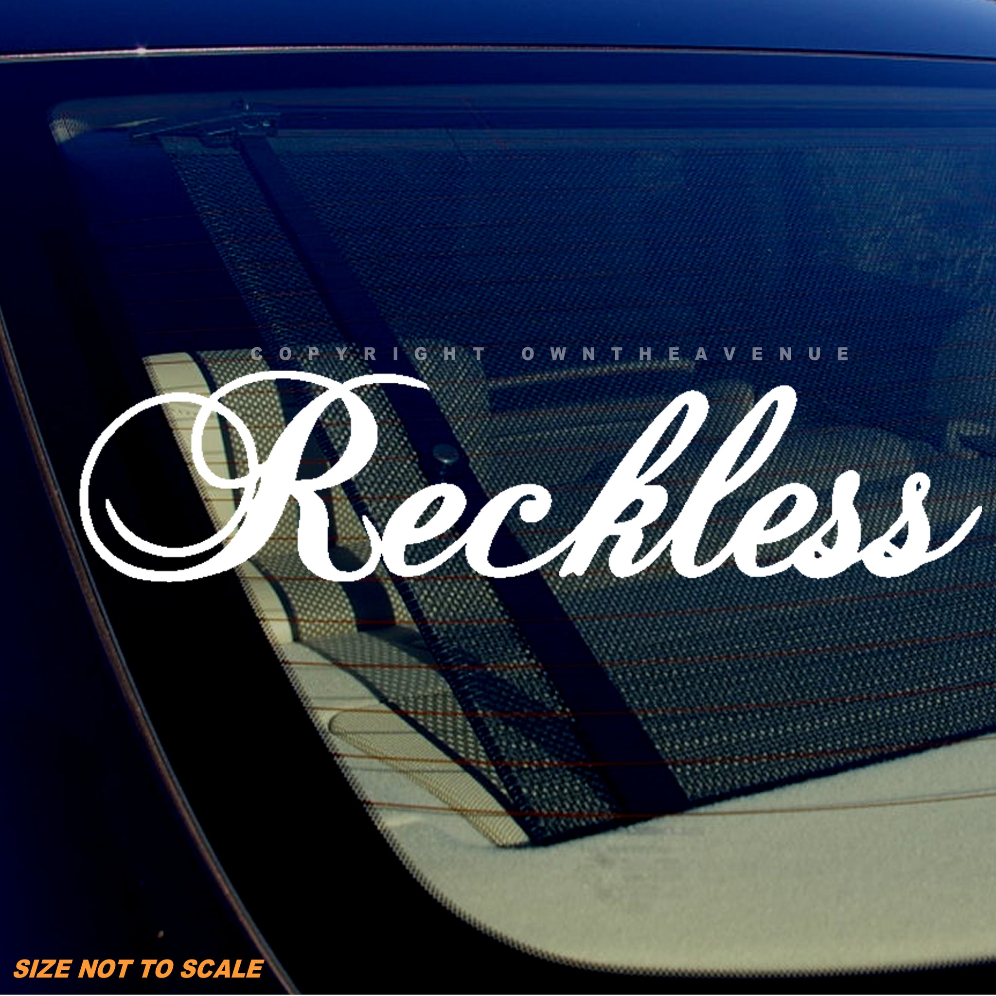 Reckless JDM Off Road Truck Lifted Drifting Racing Vinyl Sticker Decal
