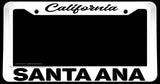 Santa Ana California White License Plate Frame - OwnTheAvenue