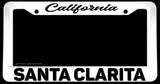 Santa Clarita California White License Plate Frame - OwnTheAvenue