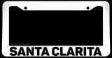 Santa Clarita White License Plate Frame - OwnTheAvenue