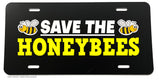 Save The Honeybees Environmentalist Funny Nature License Plate Cover - OwnTheAvenue