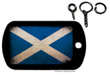 Scotland Scottish Vintage Style Grunge Rustic Keychain Necklace Tag - OwnTheAvenue