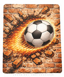 Soccer Vintage Grunge Style Mouse Pad - OwnTheAvenue