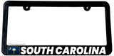 South Carolina Vintage Style Flag License Plate Frame - OwnTheAvenue