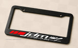 JDM Kanji Rising Sun Racing Sport Stripes Black Plastic License Plate Frame
