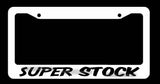 Super Stock Funny Joke JDM Drifting Racing Drag Car Truck White License Plate Frame - OwnTheAvenue