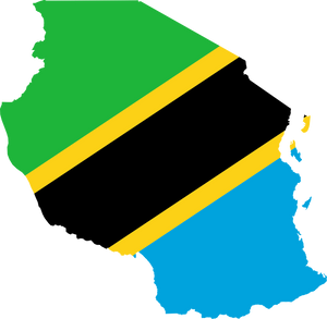Tanzania Country Flag Map Truck Car Window Bumper Laptop Cooler Sticker Decal 4" - OwnTheAvenue