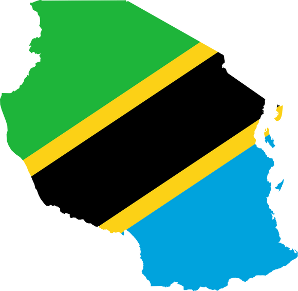 Tanzania Country Flag Map Truck Car Window Bumper Laptop Cooler Sticker Decal 4