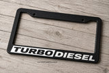 Turbo Diesel Truck Lifted Racing Drifting License Plate Frame
