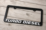 Turbo Diesel Import Truck Lift Off Road 4x4 ModelV001 License Plate Frame