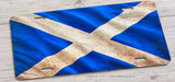 Scotland Scottish Flag Model V01  Rustic Style Auto Metal License Plate