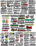 JDM 96 CAR STICKER DECAL WHOLESALE PACK LOT TUNER FUNNY DRIFT RACE (OSSCTS) - OwnTheAvenue