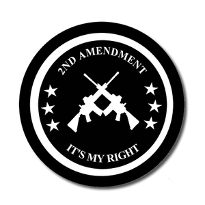 Its my right 2nd Amendment Sticker Decal - 2A Molon Labe Come and take it  4" - OwnTheAvenue