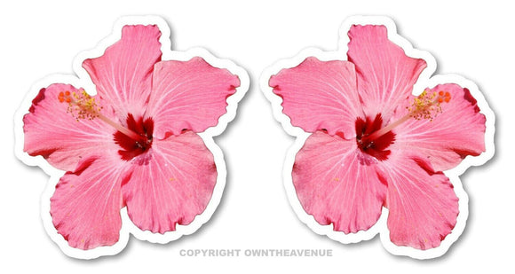Hawaiian Hibiscus Flower Sticker Car Window Truck Vinyl Decal 3.5