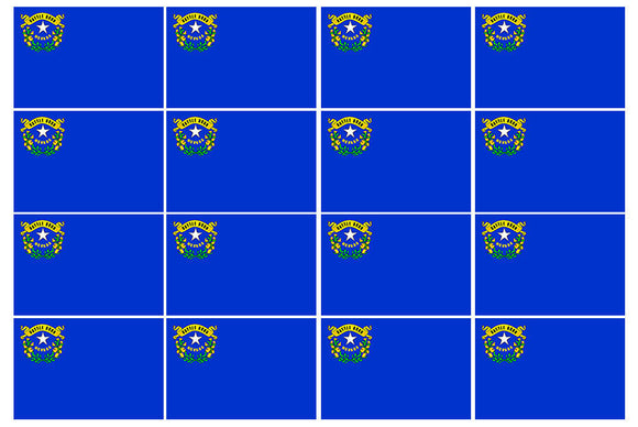 x12 Nevada NV State Flag Car Truck Window Bumper Cup Cooler Laptop Sticker Decal - OwnTheAvenue
