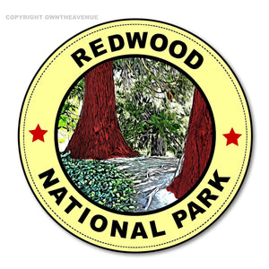Redwood National Park Car Truck Window Bumper Gift Souvenir Vinyl Sticker Decal - OwnTheAvenue