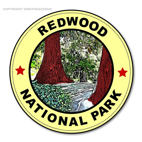 Redwood National Park Car Truck Window Bumper Gift Souvenir Vinyl Sticker Decal - OwnTheAvenue