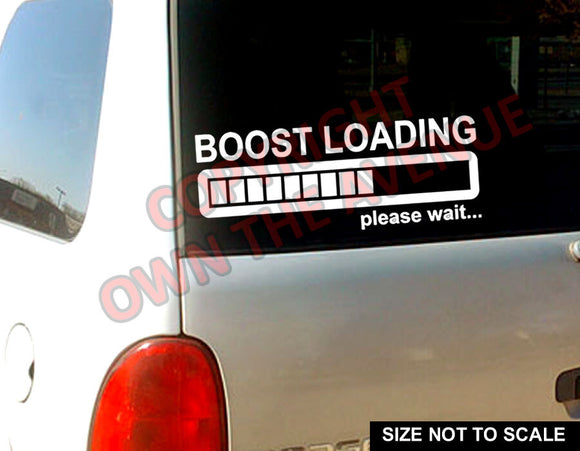 BOOST LOADING JDM Vinyl Sticker Decal 8