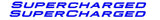 Supercharged 2 Pack / Lot of Two Vinyl Sticker Decals - 12" Inches Long Each - OwnTheAvenue