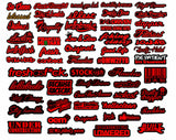 50+ JDM Sticker Decal Pack Lot Drag Funny Racing Drifting #SCSH