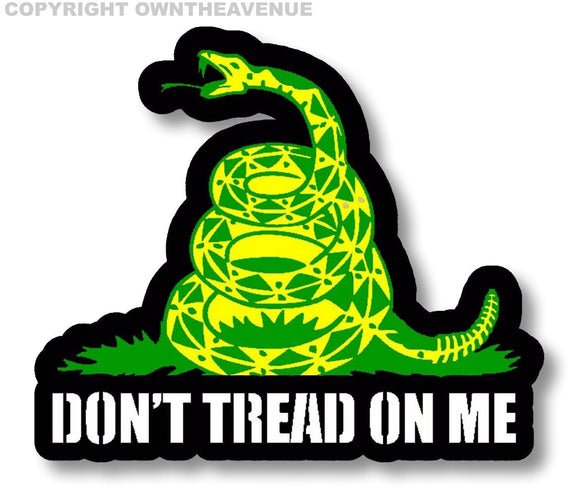 Gadsden Flag Don't Tread On Me Snake Auto Decal Sticker Digital Print 6