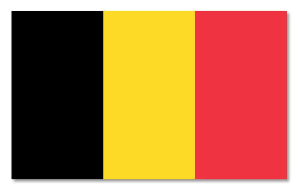 Belgium Flag Car Truck Window Bumper Laptop Cup Vinyl Sticker Decal 4