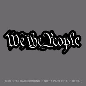 x2 We The People Constitution American Pro Vinyl Decal Sticker 7" #DigiPrnt - OwnTheAvenue