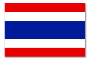 Thailand Thai Flag Car Truck Window Bumper Laptop Cup Vinyl Sticker Decal 4"