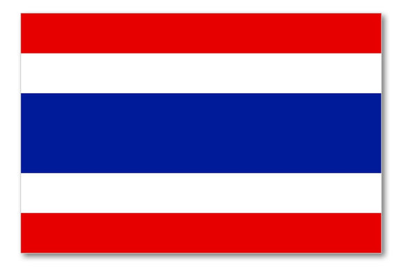 Thailand Thai Flag Car Truck Window Bumper Laptop Cup Vinyl Sticker Decal 4