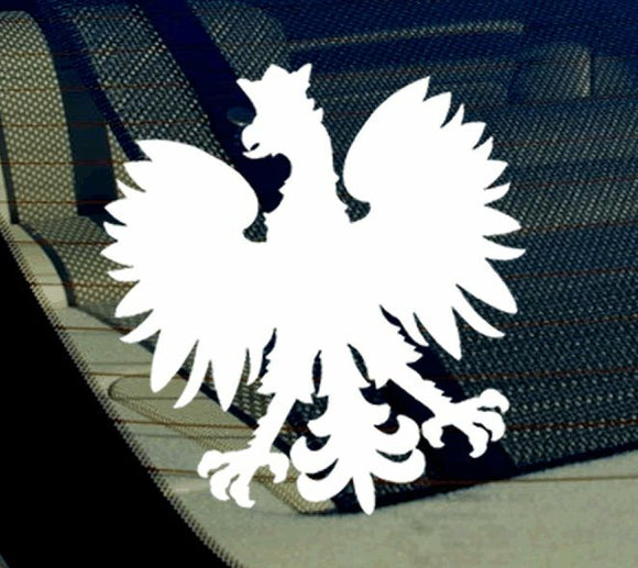 x2 / Two Poland Eagle Polish Flag Bird Symbol Vinyl Decal Sticker 4