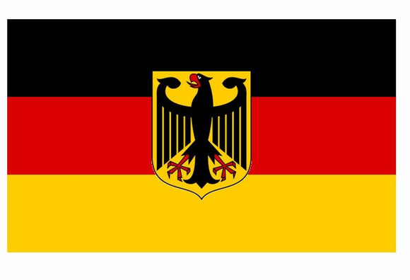 5” German Flag Coat of Arms Eagle Sticker Die Cut Decal Vinyl Germany - OwnTheAvenue