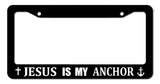 Jesus Is My Anchor Christ Christian Car Truck SUV License Plate Frame - OwnTheAvenue
