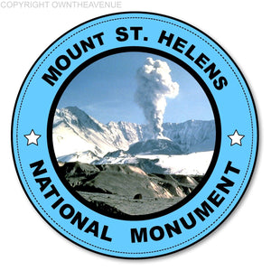 Mount St. Helens National Monument Skamania County Washington Sticker Decal 3.5"