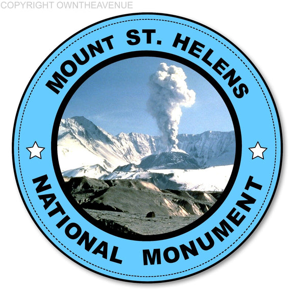Mount St. Helens National Monument Skamania County Washington Sticker Decal 3.5